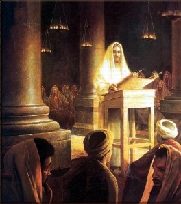 jesus lehrt in der synagoge